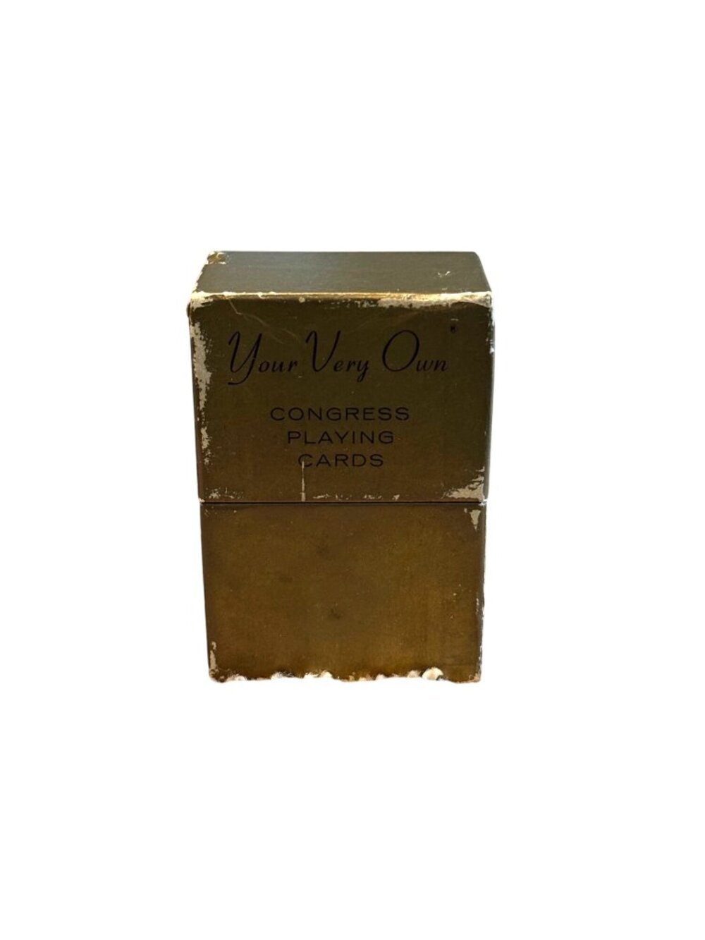 Vintage Congress Playing Cards Neiman Marcus Gold Box Red Gold Edge Bridge Deck